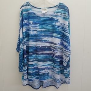 Norm Thompson Long Sleeve Sublimated Top